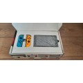 Nintendo Switch V1 Neon Blue/Orange + 128GB Memory Card + 1 Game