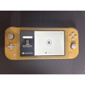 Nintendo Switch Lite (Yellow) with case