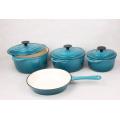 Cast Iron Pot Set - Set of 7