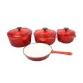 Cast Iron Pot Set - Set of 7