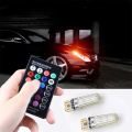 2pcs MULTICOLOUR RGB LED STR CAR MATE