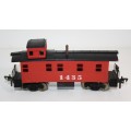 Vintage Fleischmann HO Railroad Cupola Caboose, Freight Box car and freight wagons (1960`s)