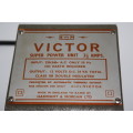 Vintage Railway Victor Super Power Unit 2 1/2 AMPS (made in England by Hammant & Morgan Ltd.)