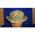 3) A RHODESIAN ARMY CAMO -REVERSABLE BUSHHAT-WORN BY MEMBER OF RLI.-GOOD CONDITION-LOW START!