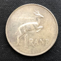 SOUTH AFRICAN SILVER R1 AFRIKAANS (2) ENGLISH (1) 1967