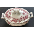DELFT PINK OUDE MOLEN BOWL WITH LID