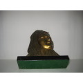 Lady Brass Head Plague Figure - 250 mm