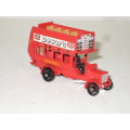 Matchbox MOY London Bus 1911 `B` Type - No Y-2