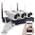 4 Channel Wireless Security Camera Set