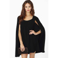 NEW! Black Cape Dress