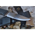 F1 SWEDISH MILITARY TACTICAL & SURVIVAL KNIFE WITH HARD PLASTIC SHEATH!