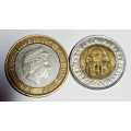 TWO POUNDS 1999 COIN Q-ELIZABETH + ONE POUND  EGYPT COIN ??