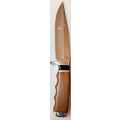 COLUMBIA HUNTING KNIFE STAINLESS STEEL OUTDOOR  SA66 &SHEATH (28CM) NEW??