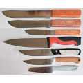 KITCHEN KNIFE  COMBO  7× KNIVES FOR ONE BID. ?..