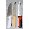 KITCHEN KNIFE  COMBO  3× KNIVES FOR ONE BID. 30CM? ?** NEW**