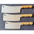 3 KITCHEN KNIVE **  CD1 + CD2 +CD3.**  **32,5 CM +36CM + 38CM** HIGH QUALITY STAINLESS STEEL **NEW**