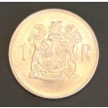 UNION OF SOUTH AFRICA R1 COIN  ** SILVER COIN** 1969**