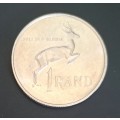 UNION OF SOUTH AFRICA R1 COIN  ** SILVER COIN** 1967**