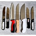 KITCHEN KNIFE  COMBO  7× KNIVES FOR ONE BID. ?..
