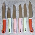KITCHEN KNIFE  COMBO  6× KNIVES FOR ONE BID. ?...