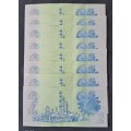 8 × G DE  KOCH R2 BANKNOTES IN SERIAL NUMBER SEQUENCE **GE** UNC ** NEW** & SCARES **