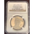 R1 - 2007 South Africa - NGC Graded PF68 Ultra Cameo (Rare Mandela Coin)