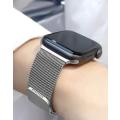 Silver Milanese Loop Magnetic Band for Apple Watch