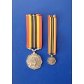 SADF - SOUTHERN AFRICA MEDAL - FULL SIZE + MINIATURE