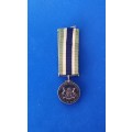 WW2 - SOUTH AFRICAN POLICE GOOD SERVICE MEDAL - MINIATURE