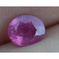 1.04ct Pinkish Red Ruby