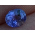 0.77ct Purplish blue Untreated Sapphire