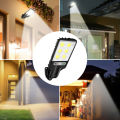 LED Solar Light Motion Sensor 3 Mode Floodlight Outdoor Street Wall Courtyard Garden
