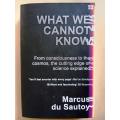 What We Cannot Know, Marcus du Sautoy