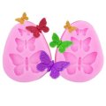 Butterfly Silicone fondant / sugarpaste butterfly mould, size of mould 7x5.5cm