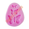 Butterfly Silicone fondant / sugarpaste butterfly mould, size of mould 7x5.5cm