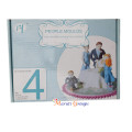 Peoples Mould Set (Man, women,boy and girl)