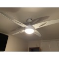 Ceiling fan with light - remote controlled