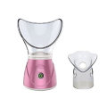 Deep Cleaning Facial Cleaner Steaming Device - Pink and White