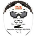 WYND Blocker Polarized Large Motorcycle Riding Sunglasses Sports Wrap Glasses