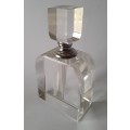 Gorgeous Vintage Art Deco Glass Refillable Perfume Bottle.