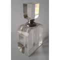 Gorgeous Vintage Art Deco Glass Refillable Perfume Bottle.