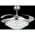 Retracable Blade Ceiling Fan with LED Light