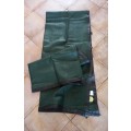 Camp Master green netted ground sheet for camping/caravan.