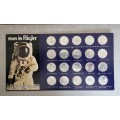 SHELL 1969 -  Man in Flight / Lugpioniers Tokens - Complete Set