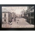 Postcard of Burg Street, Cape Town. Posted 1903
