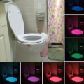 Human Body Induction 8 Colors LED Toilet Hanging Light Fit Any Toilet