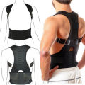 Adjustable Posture Corrector Back Support Shoulder Lumbar Brace Belt Men Women