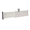 Spring Loaded Drawer Divider Organizer Expandable Separator White Adjustable ( 2 in box)
