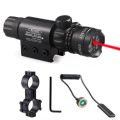 Tactical Red Dot Laser Sight Rifle Gun Scope Rail+Remote Switch Beam For Hunting
