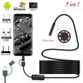 Endoscope Wire Camera Waterproof Led 1m 2M Mini 5.5mm Lens Android Type-C USB